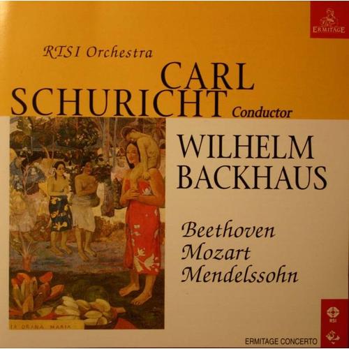 Beethoven : Conc Piano No. 5 - Mozart : Symphonie No. 40 - Mendellsohn Backaus, Piano