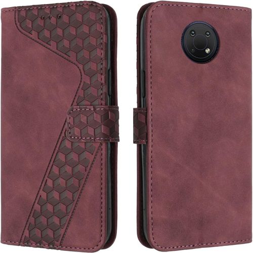 Coque Pour Nokia G10/G20/G30/Nokia 6.3, Etui Protection Housse En Cuir Pu Portefeuille Etui Telephone [Magnetique] [Fentes Pour Cartes] Flip Case Pour Nokia G10/G20/G30/Nokia 6.3 (Rouge)