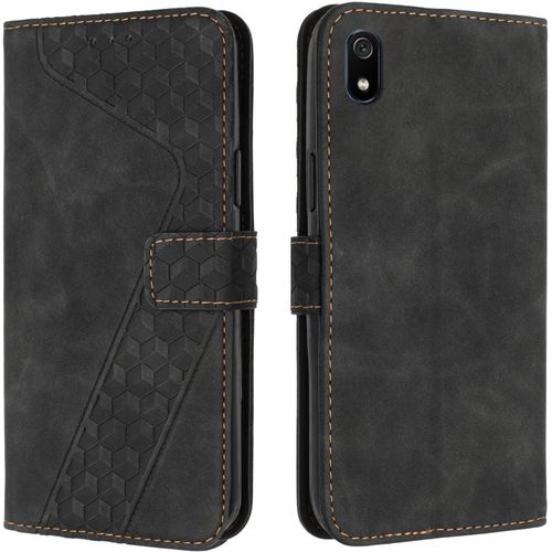 Coque Pour Xiaomi Redmi 7a, Etui Protection Housse Premium En Cuir Pu Portefeuille Etui Telephone [Fermoir Magnetique] [Fentes Pour Cartes] Flip Case Pour Xiaomi Redmi 7a (Noir)