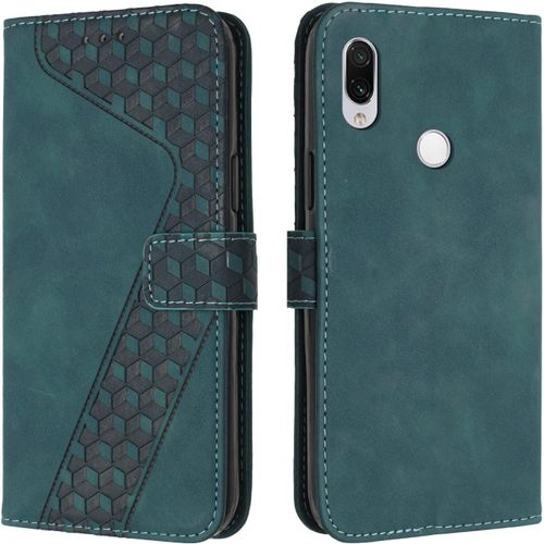 Coque Pour Xiaomi Redmi 7/Xiaomi Redmi Y3, Etui Protection Housse Premium En Cuir Pu Portefeuille Etui Telephone [Fermoir Magnetique] Flip Case Pour Xiaomi Redmi 7/Xiaomi Redmi Y3 (Vert)