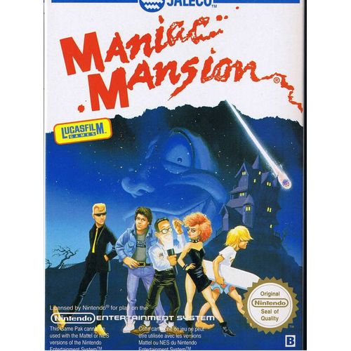 Maniac Mansion Nes Nintendo Nes