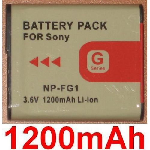 Batterie Np-Bg1 Np-Fg1 Pour Sony Dsc-H9, Dsc-H7, Dsc-H3, Dsc-H5, Dsc-W30 **1200mah**