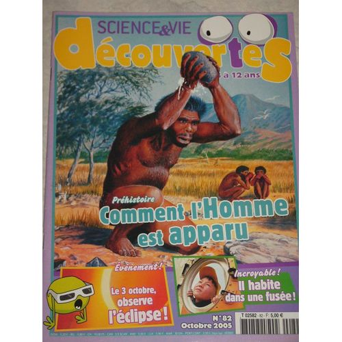 Science Et Vie Découvertes  N° 82 : Comment L'homme Est Apparu