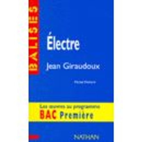 Balises N 82 Electre De Jean Giraudoux