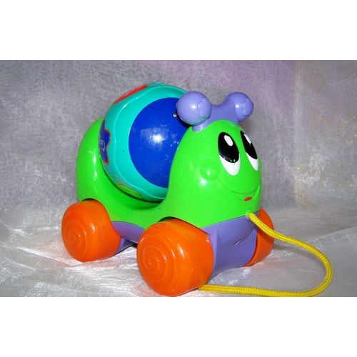 Escargot À Tirer Porte Sur Son Dos Une Balle Musicale