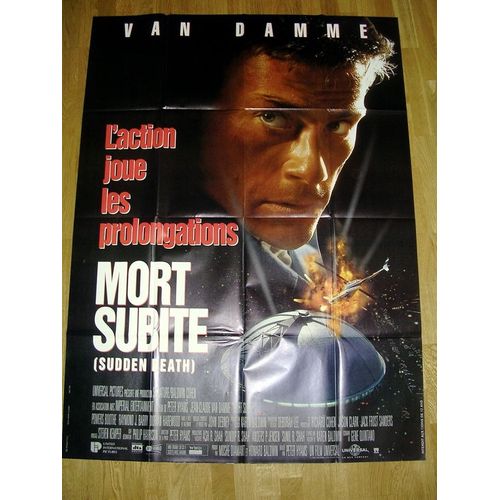 Mort Subite / Jean-Claude Van Damme Affiche 120x 160