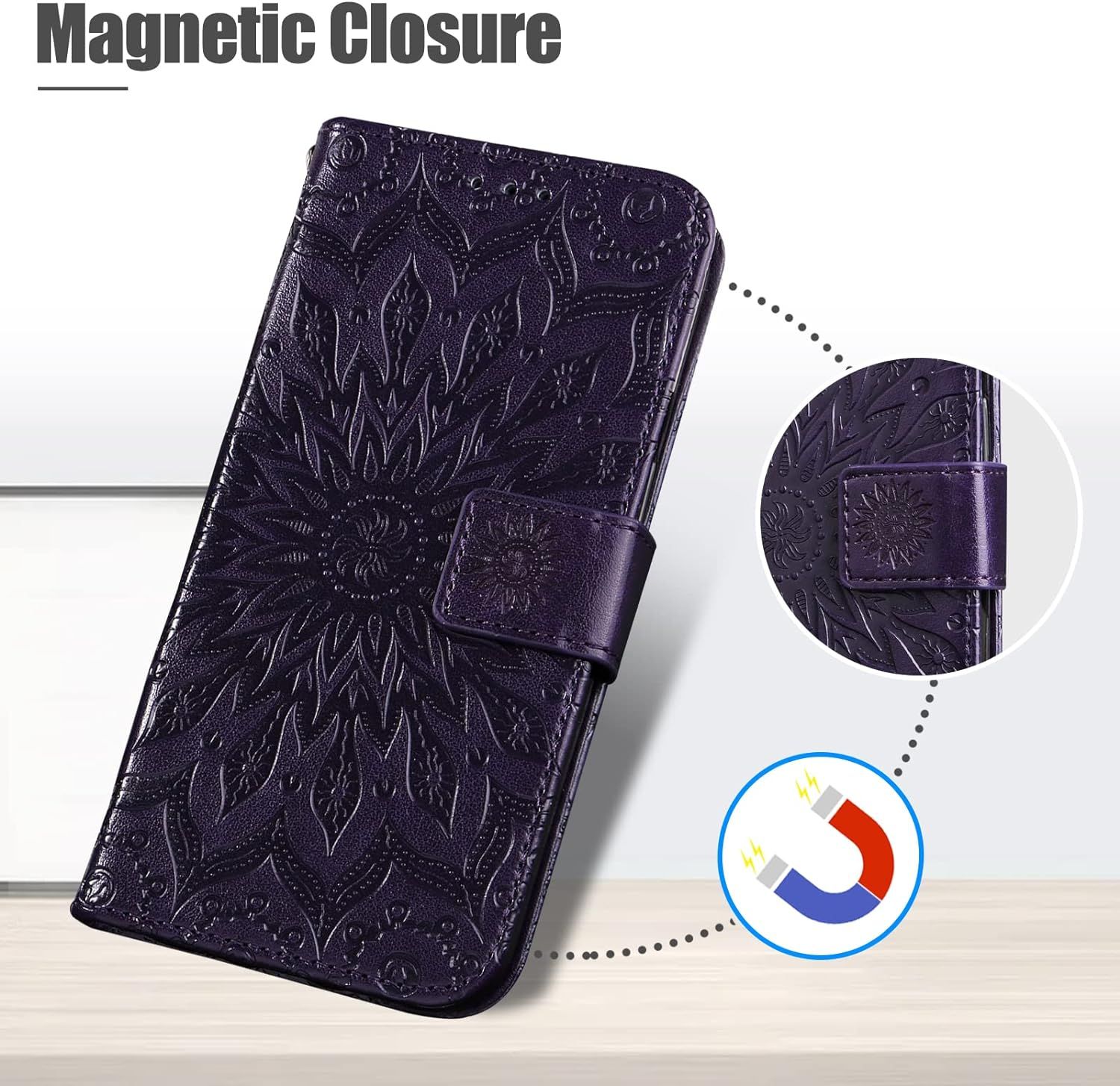 Coque Pour Huawei P Smart 2020, Protection Etui En Pu Cuir P... - 4