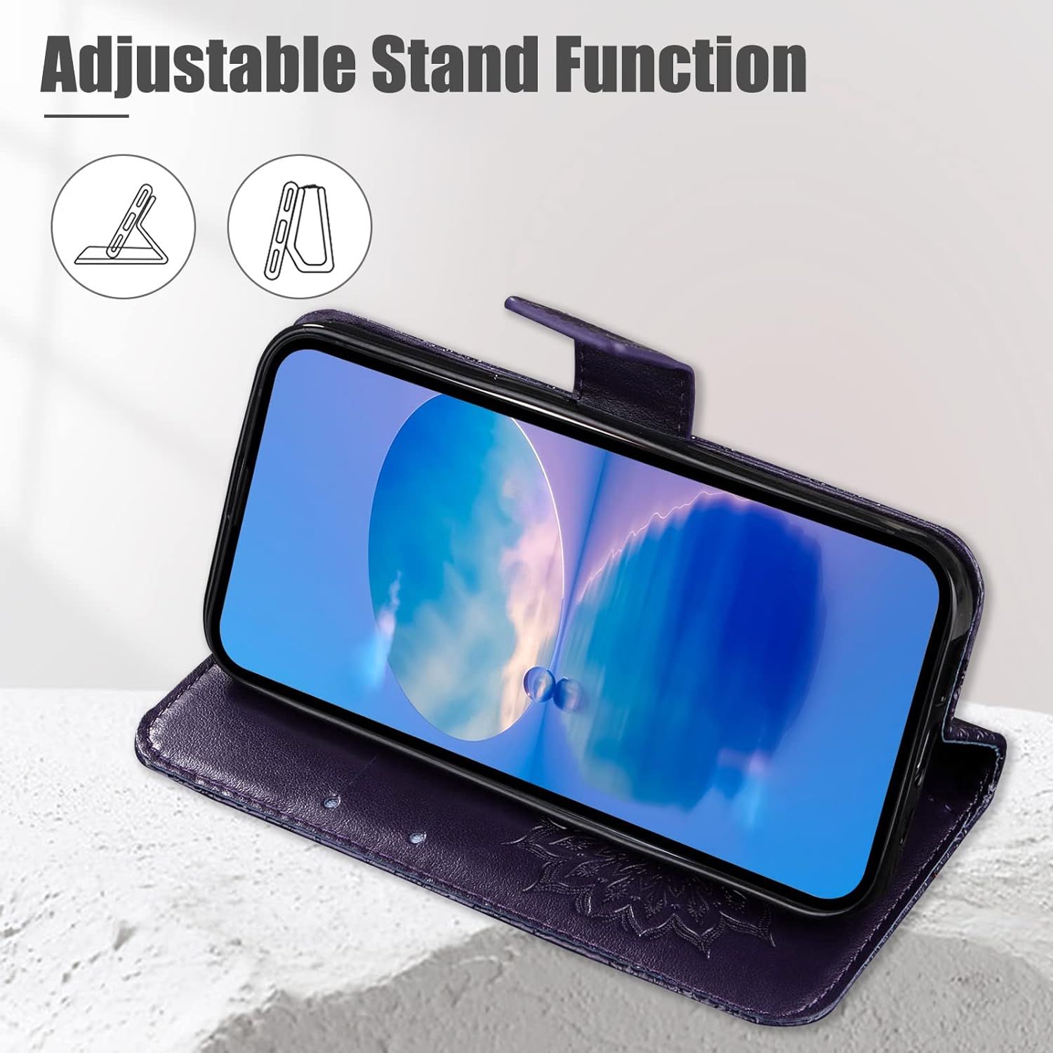 Coque Pour Huawei P Smart 2020, Protection Etui En Pu Cuir P... - 6