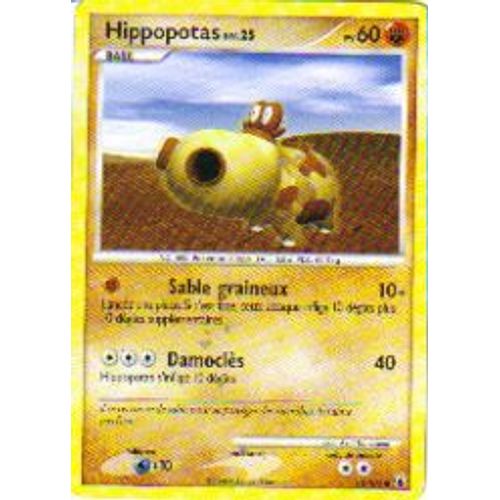 Hippopotas Niv 25 60pv 66/100 Diamant Et Perle Aube Majestueuse