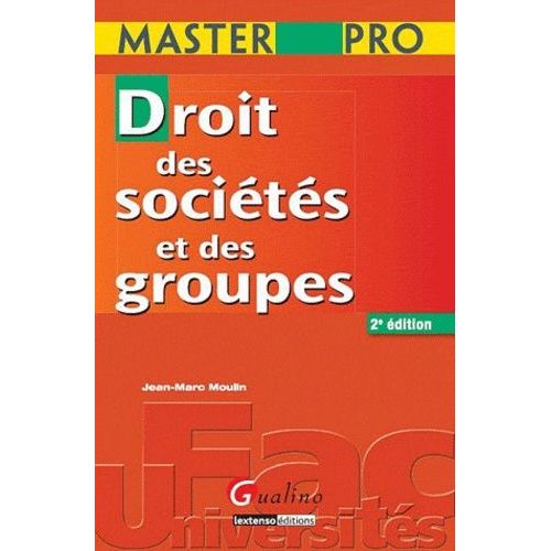 Droit Des Sociétés Et Des Groupes
