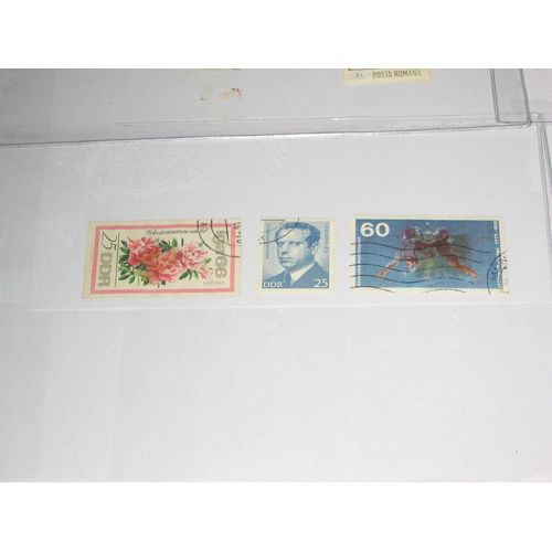 Ddr , Lot De 3 Timbres