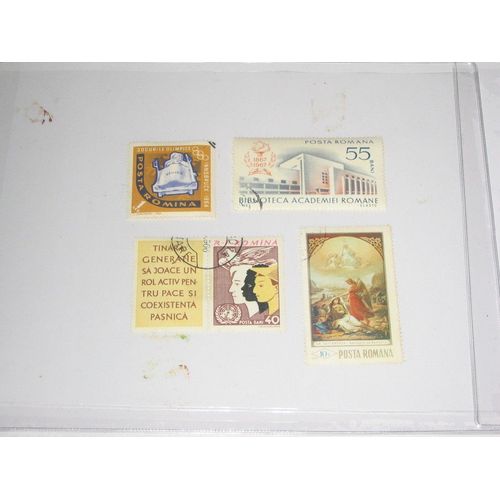 Roumanie , Lot De 4 Timbres Des Années 60