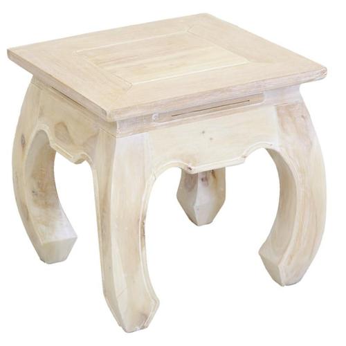 Table Basse En Acajou Blanchi Opium 45 X 45