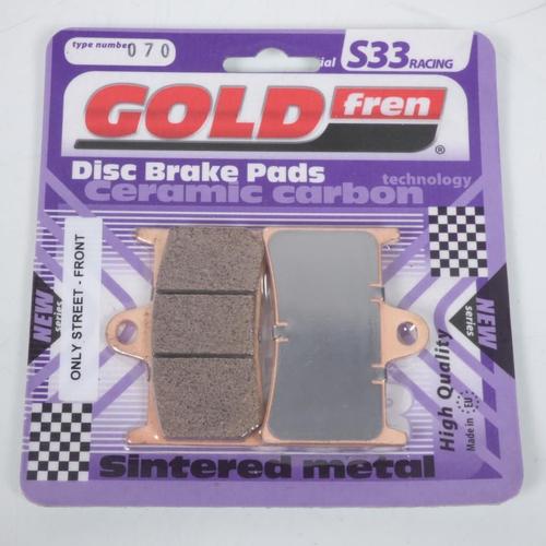 Plaquette De Frein Gold Fren Pour Moto Yamaha 900 Tdm Abs 2006-2013 Avg / Avd Neuf