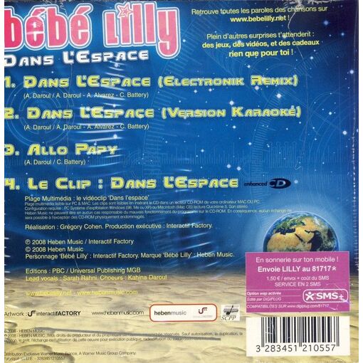 Bebe Lilly Dans L Espace Cd Rakuten Bebe Lilly Dans L Espace Cd Rakuten