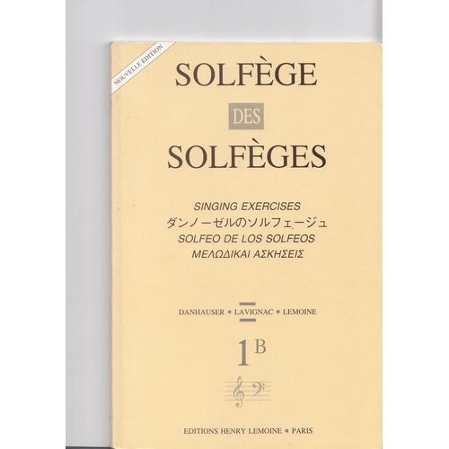 Solfège Des Solfèges