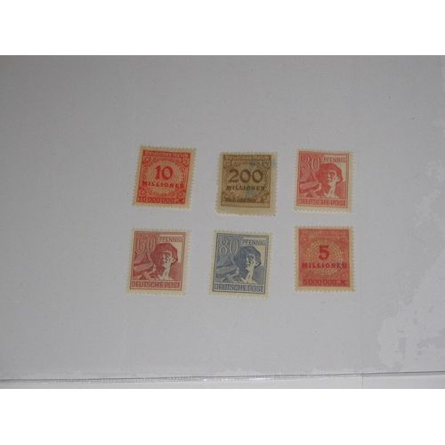Deutches Reich , Lot De 6 Timbres