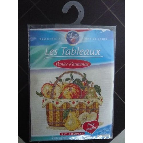 Kit Complet Broderie Au Point De Croix Collection "Les Tableaux"