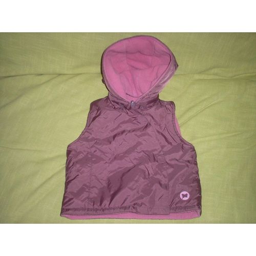 Blouson Sans Manches À Capuche Reversible 2 Ans Kiabi