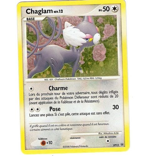 Pokémon Chaglam Holo - 50 Pv - Dp23 - Niv 12