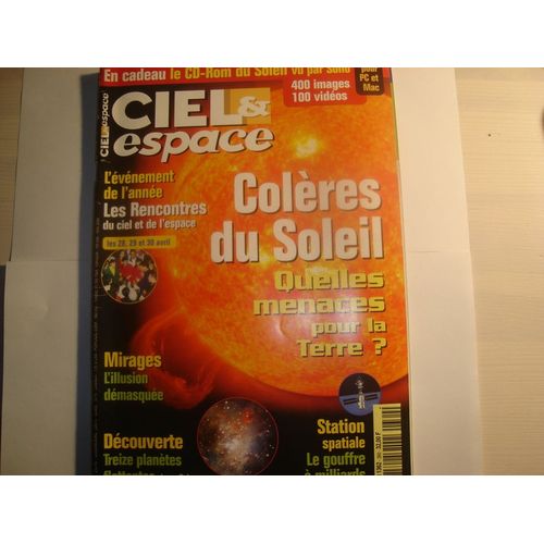 Ciel Et Espace N° 360 : Colères Du Soleil Quelles Menaces Pour La Terre