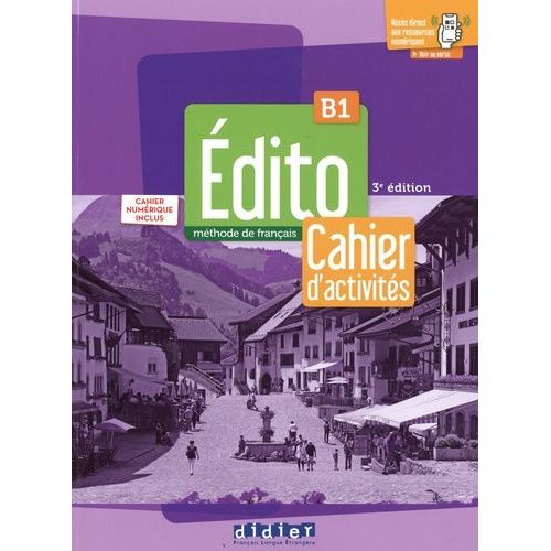 Edito B1 - Cahier D'activités