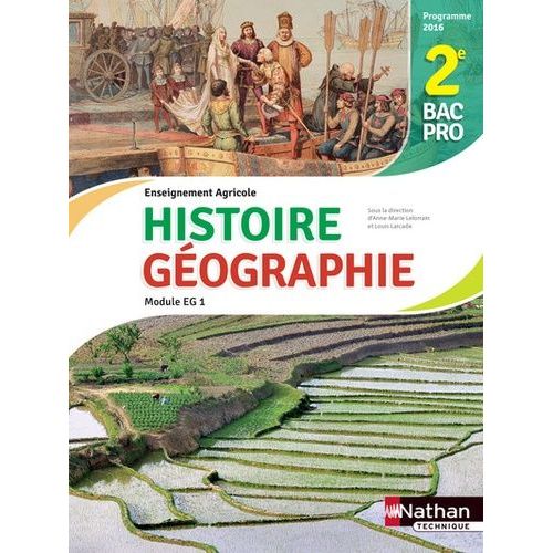 Histoire Et Géographie Module Eg1 2de Bac Pro