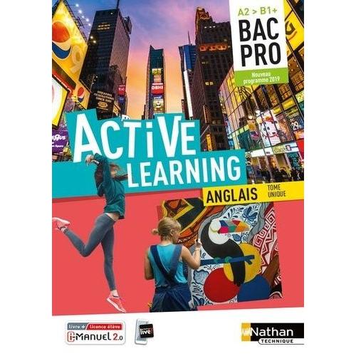 Anglais Bac Pro A2>B1+ Active Learning - Tome Unique