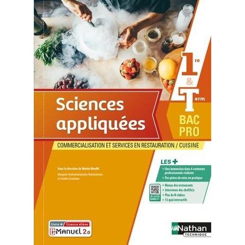 Sciences Appliquées 1re Et Term Bac Pro - Commercialisation Et Services En Restauration/Cuisine