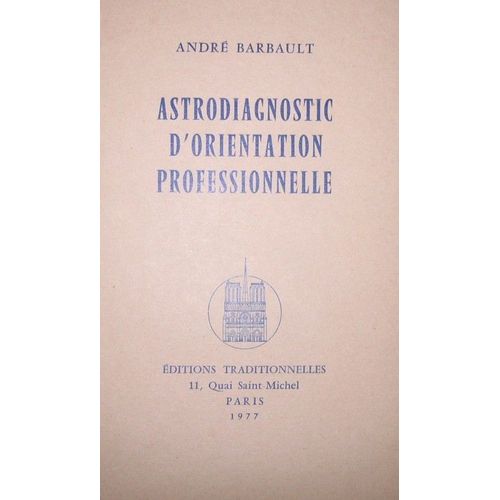 Astrodiagnostic D'orientation Professionnelle