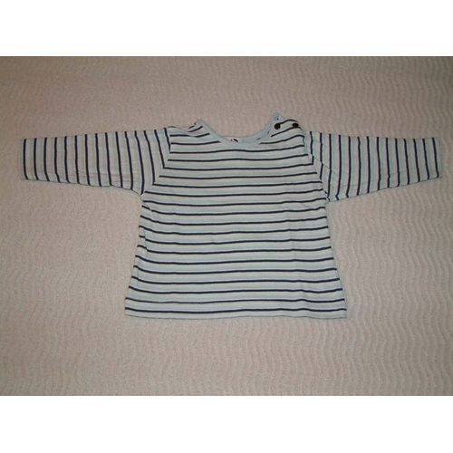 Polo Absorba À Rayures Bleues 6 Mois