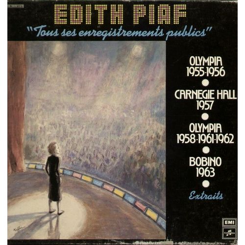 Coffret 4 Disques - Tous Ses Enregistrements Publics - Olympia 1955-1956 * Carnegie Hall 1957 * Olympia 1958-1961-1962 *  Bobino 1963 *  Extraits