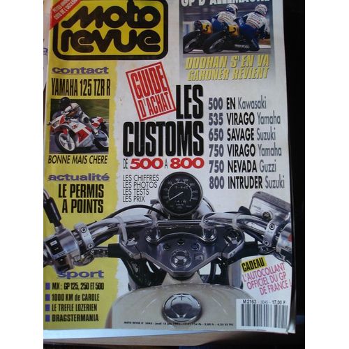 Moto Revue  N° 3045 : Les Customs De 500 A 800 / Yamaha 125 Tzr R