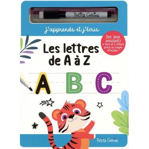 Les Lettres De A À Z - Avec 1 Crayon Effaçable