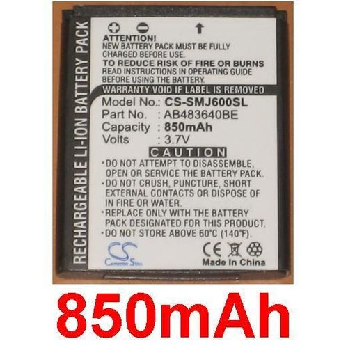 Batterie Compatible Pour Samsung Sgh-J600 Ripcurl