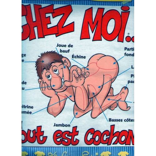 T-Shirt La Bagageriemain Au Panier  Chez Moi Tout Est Cochon