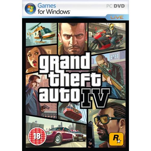 Grand Theft Auto Iv - Ensemble Complet - Pc - Dvd - Win