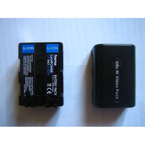 Hama CP 843 Batterie Li-ion équivalent (NP-FM50 Sony)