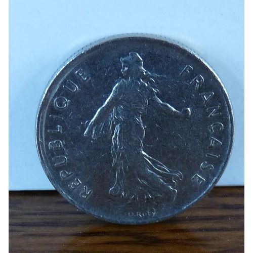 Pièce De 5 Francs 1973 À La Semeuse