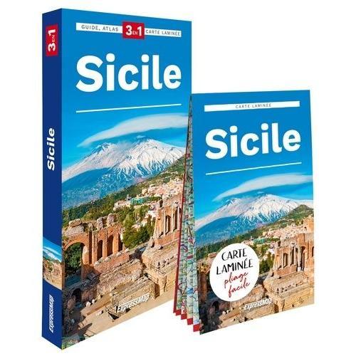 Sicile - Guide + Atlas + Carte 1/450 000
