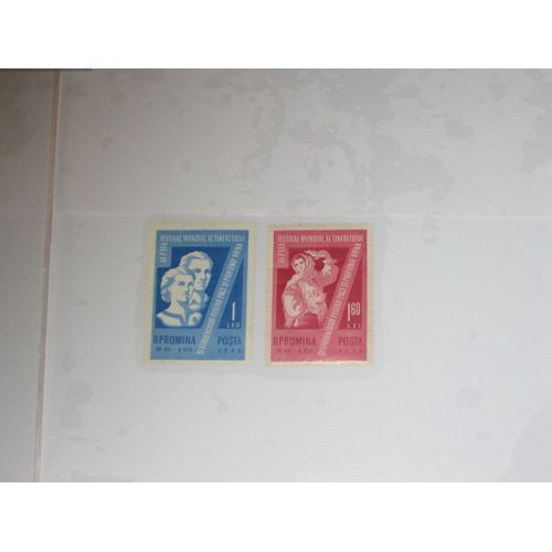 Roumanie , Lot De 2 Timbres De 1959