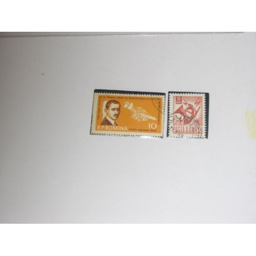 Roumanie , Lot De 2 Timbres De 1960