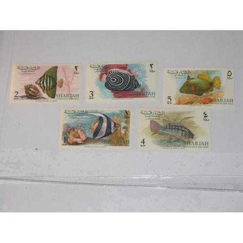 Sharjah , Lot De 5 Timbres