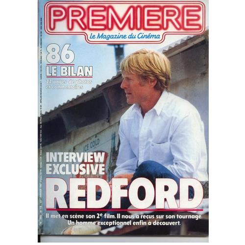 Revue Premiere Janvier 1987  N° 118 : Redford Metteur En Scene -Bilan 1986