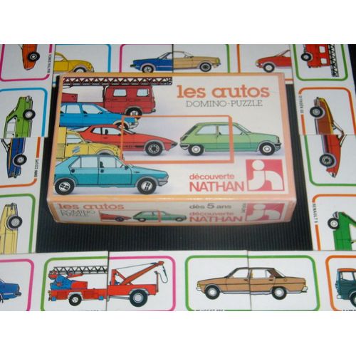 Domino Puzzle - Les Autos