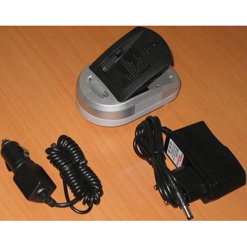 Chargeur de batterie compatible Casio NP-60 NP60 Exilim EX-S10, EX-Z80