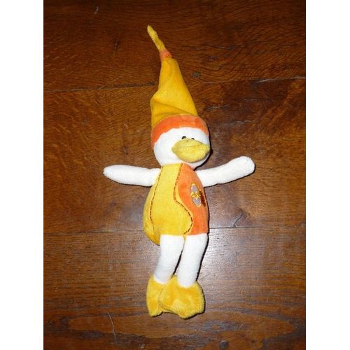 Doudou Et Compagnie Gédéon Le Canard Peluche 23 Cm