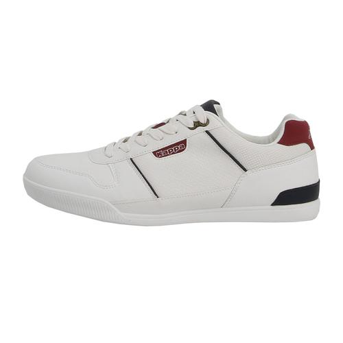 Chaussures Basses Cuir Ou Simili Kappa Lenom Blanc