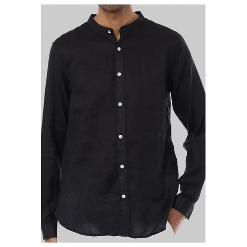 Chemise Lin Noir Homme