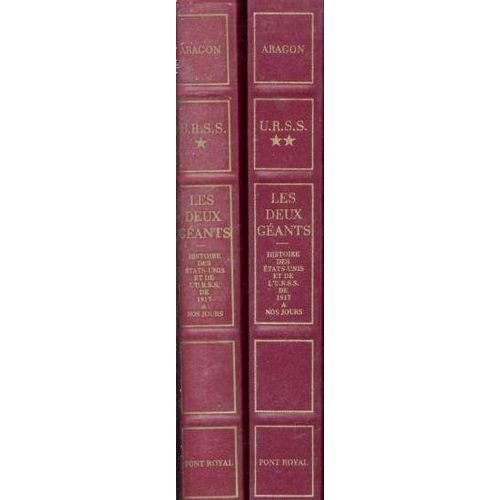 Les Deux Geants -Histoire Des Etats-Unis Et De L'urss De 1917 A Nos Jours (2 Premiers Volumes)